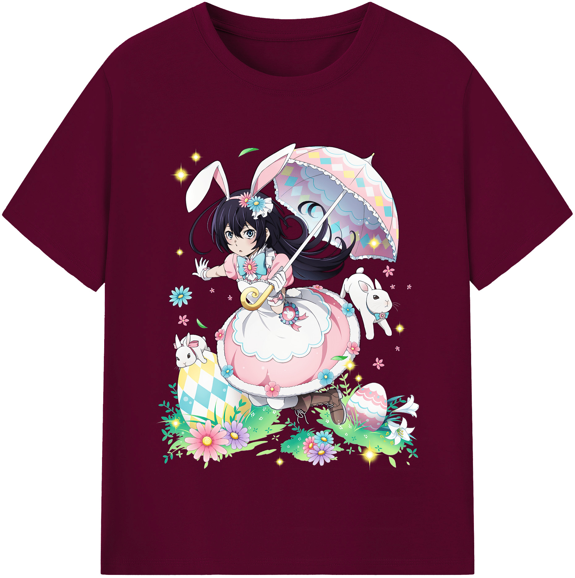 （画像用） 文豪ストレイドッグス Bungo Stray Dogs レディースカジュアルプリントTシャツ（綿100％）